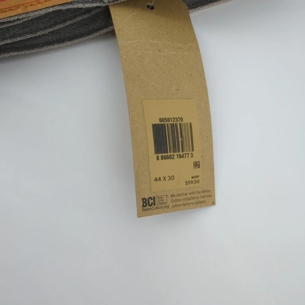 Levi's 501 Original Fit Jeans Men 44x30‎ Gray Button Fly Straight Leg NWT *READ*